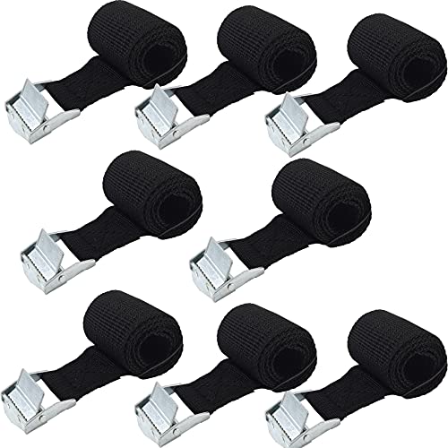YOOHUA 8PCS 1″ x 3Ft Strap Tie Down Straps Cargo Kayak Strap Thickened Sturdy Cam Lock Buckle | The Storepaperoomates Retail Market - Fast Affordable Shopping