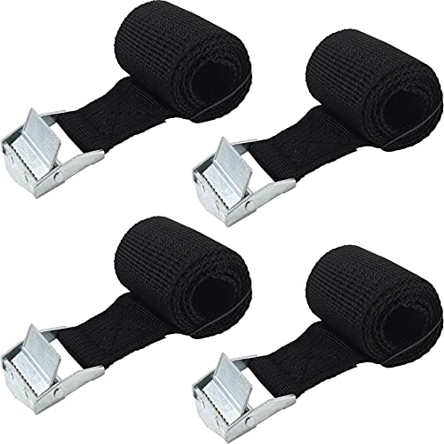 YOOHUA 6PCS Premium Lashing Strap Short 1″ x 6.5 ft, Cam Buckle Tie Down Straps Heavy Duty Secure Straps up to 700 lbs Capacity for Motorcycle,SUP, Kayak, Canoe, Surfboard, Cargo, Boat,Trailer | The Storepaperoomates Retail Market - Fast Affordable Shopping