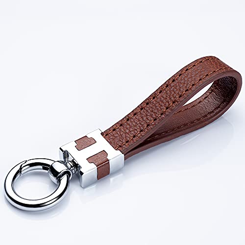 Pangjianqing Leather Car Key Fod Cover Case Protector Keyless key fob holder for Benz A220 E63S AMG E-Class GLE 350 4MATIC E300 E400 E43 W213 Smart Key 2019 2020 With Keychain,brown,Large | The Storepaperoomates Retail Market - Fast Affordable Shopping