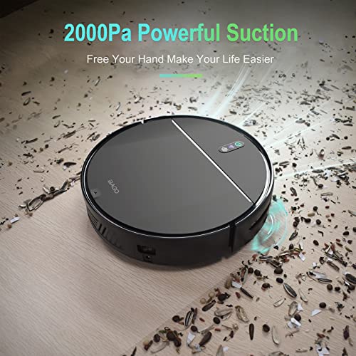 bago Robot Vacuum Cleaner, Robotic Vacuums 2000Pa Strong Suction Automatic Vacuum Robot Self-Charging with Mapping Technology for Pet Hair, Hard Floor and Carpet Wi-Fi/Tuya App/Alexa/Remote Control | The Storepaperoomates Retail Market - Fast Affordable Shopping