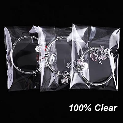 Self Sealing Cellophane Bags, 4×6 Inch Cookie Bags, Clear Resealable Cellophane Bags Self Adhesive,100 Pcs | The Storepaperoomates Retail Market - Fast Affordable Shopping
