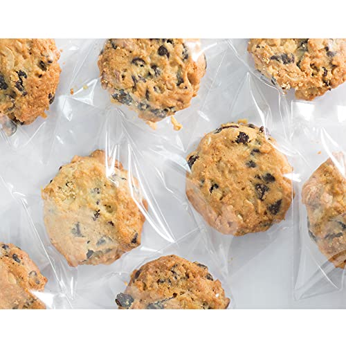 Self Sealing Cellophane Bags, 4×6 Inch Cookie Bags, Clear Resealable Cellophane Bags Self Adhesive,100 Pcs | The Storepaperoomates Retail Market - Fast Affordable Shopping