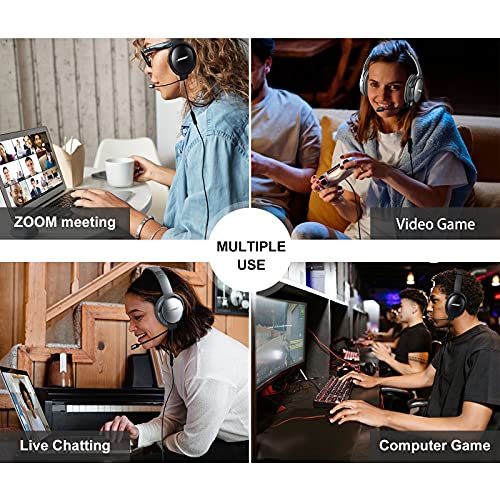 FULAIM Boom Microphone Cable Compatible with Bose QuietComfort 35 (QC35) & Quiet Comfort 35 II (QC35 II) Headphones with Volume Control & Mute Switch for PC, Laptop, PS4 PS5 Xbox One Controller | The Storepaperoomates Retail Market - Fast Affordable Shopping