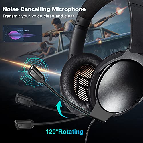 FULAIM Boom Microphone Cable Compatible with Bose QuietComfort 35 (QC35) & Quiet Comfort 35 II (QC35 II) Headphones with Volume Control & Mute Switch for PC, Laptop, PS4 PS5 Xbox One Controller | The Storepaperoomates Retail Market - Fast Affordable Shopping