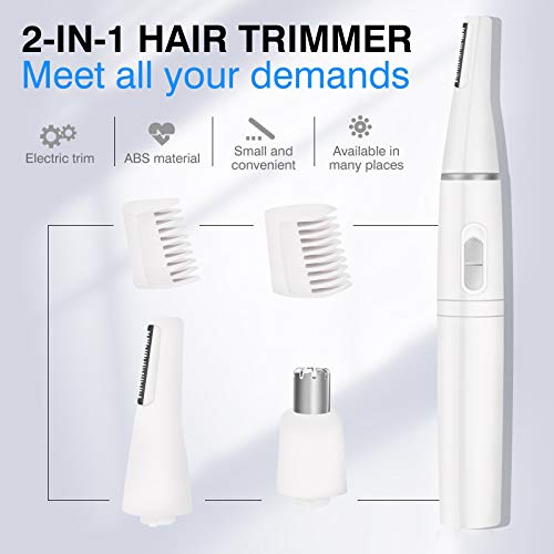 Nose Hair Trimmer, Eyebrow Trimmer, Facial Hair Removal for Women and Men, Effective and Easy Cleaning | The Storepaperoomates Retail Market - Fast Affordable Shopping