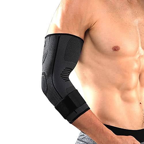 SPOTBRACE Elbow Brace Support with Strap 2 PACK,Compression Sleeve Arm Support Adjustable for Women and Men for Running,Workout,Basketball,Golf,Tennis,Weightlifting,Pain Relief,Tendonitis, Arthritis(L) | The Storepaperoomates Retail Market - Fast Affordable Shopping