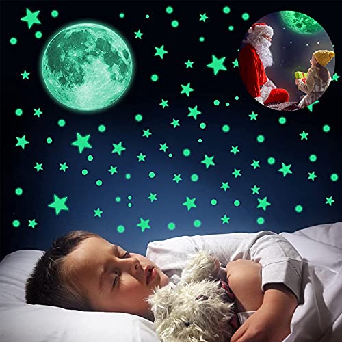 MBVBN 435Pcs Glow in The Dark Star Stickers and Full Moon Wall Decor,Shining Full Moon and Star Space Decoration on The Ceiling,Very Suitable for Decoration Kids Bedroom,Living Room | The Storepaperoomates Retail Market - Fast Affordable Shopping