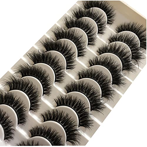 Gmagictobo Fake Eyelashes Natural 15MM Cat Eye Lashes Pack Short Fluffy Faux Mink Thick Curly 3D Dramatic Soft Strip False Eye Lashes Multipack | The Storepaperoomates Retail Market - Fast Affordable Shopping