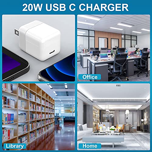 LUOATIP 3-Pack 20W USB C Fast Charger for iPhone 14/14 Plus/14 Pro/14 Pro Max/13/12/11/SE 2020 XS XR X 8, iPad, AirPods Pro, PD Type C Wall Block Charging Plug Cube Power Adapter Box USBC Brick | The Storepaperoomates Retail Market - Fast Affordable Shopping