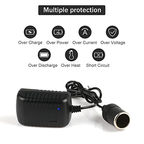 SINGARO AC to DC Converter, 100-240V to 12V 2A 24W Car Cigarette Lighter Socket, Automotive Cigarette Lighter Adapter, Car Interior Accessories, Compatible with Devices Less Than 2A | The Storepaperoomates Retail Market - Fast Affordable Shopping