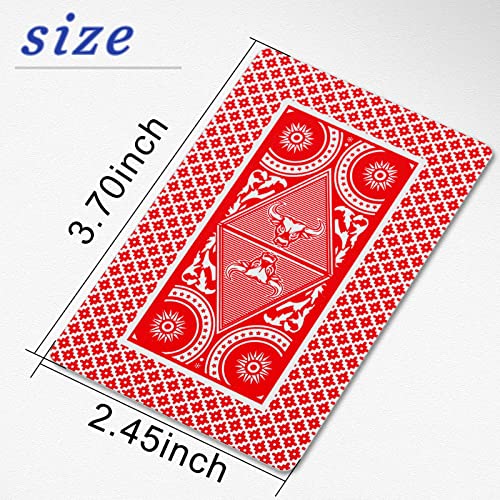 Spanish Playing Cards 2 Decks Mexican Playing Cards Barajas Espanola De Plastico Baraja Mexicana Waterproof Plastic Spanish Poker for Family School Travel Party Games (Red,Classic Style) | The Storepaperoomates Retail Market - Fast Affordable Shopping