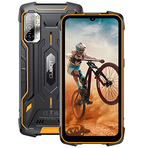 CUBOT Rugged Smartphone Android 11, Kingkong 5 pro Rugged Mobile Phone Waterproof IP69,8000 mAh Battery 6 inch Phone Unlocked, 48 MP Camera 4GB + 32GB, Dual Sim GSM 4G, Face ID/Touch ID/NFC/GPS