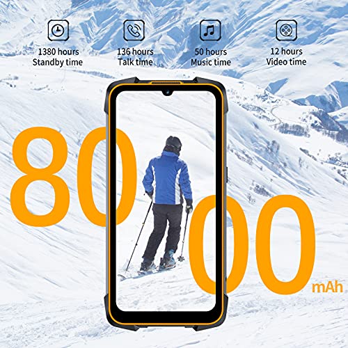 CUBOT Rugged Smartphone Android 11, Kingkong 5 pro Rugged Mobile Phone Waterproof IP69,8000 mAh Battery 6 inch Phone Unlocked, 48 MP Camera 4GB + 32GB, Dual Sim GSM 4G, Face ID/Touch ID/NFC/GPS | The Storepaperoomates Retail Market - Fast Affordable Shopping