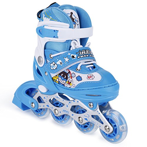 Kids Adjustable Inline Skates,Adjustable Roller Skates for Girls, Boys and Teens Beginner,Youth Children’s Indoor&Outdoor Ice Skating Equipment | The Storepaperoomates Retail Market - Fast Affordable Shopping