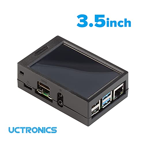 UCTRONICS for Raspberry Pi 4, 3B/B+ Mini LCD Case, ABS Case for 3.5-inch Raspberry Pi Touchscreen, Compatible with All Raspberry Pi B Models | The Storepaperoomates Retail Market - Fast Affordable Shopping