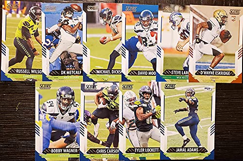 2021 Score Panini Seattle Seahawks Team Set Plus 400 Football Card NFL Starter Gift Pack Many Stars, Rookies, Hall Of Famers, Tom Brady, Brees, Rodgers, Manning