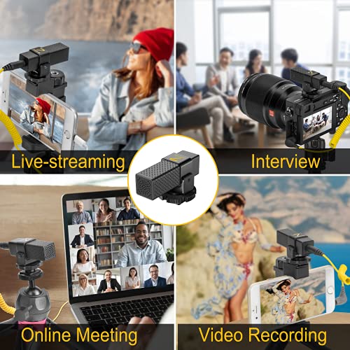 7RYMS Minbo Mini Camera Microphone, Compact Cardioid Directional Mic for DSLR Camera, Smartphone and Action Camera, Perfect for Vlogging, Recording, and Live-Streaming- Battery-Free Video Microphone | The Storepaperoomates Retail Market - Fast Affordable Shopping