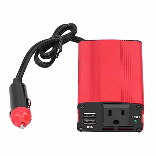 Qqmora Power Inverter 500W Dual USB Ports for Automobile Home Outdoor DC 12V to AC Aluminum?Magnesium Alloy ABS (220V)(220V) | The Storepaperoomates Retail Market - Fast Affordable Shopping