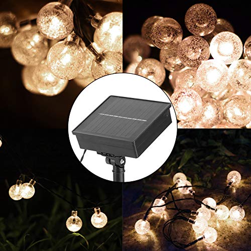 Indoor Outdoor Fairy Lights, Solar Patio Lights Warm White Outdoor Garden Solar Lights with Remote Control for Home | The Storepaperoomates Retail Market - Fast Affordable Shopping