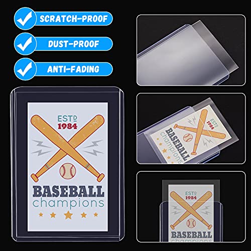 60 Pieces Semi Card Holders Rigid Card Holders and 120 Pieces Card Sleeves Grading Submission Size Trading Card Protective Sleeves Supplies for Trading Cards, Baseball Cards, Transportation Cards | The Storepaperoomates Retail Market - Fast Affordable Shopping