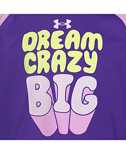 Under Armour Girls’ Toddler Long Sleeve Shirt, Crewneck, Lightweight and Breathable, Purple Zest F21, 4T | The Storepaperoomates Retail Market - Fast Affordable Shopping