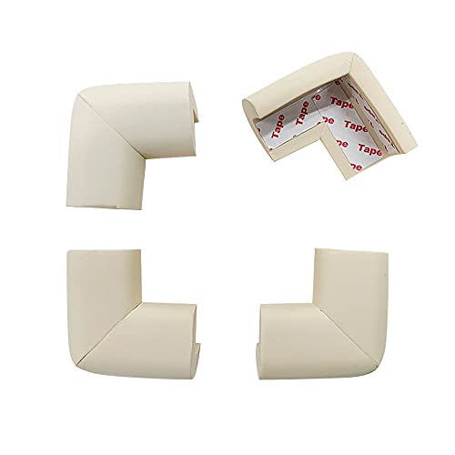 Baby Proofing Corner Guards with Four Corners and Two Meters Edges, Non-Toxic, Soft with Thick Foam, 6.6 ft. Edge + 4 Corners by KING&CINLM (White) | The Storepaperoomates Retail Market - Fast Affordable Shopping