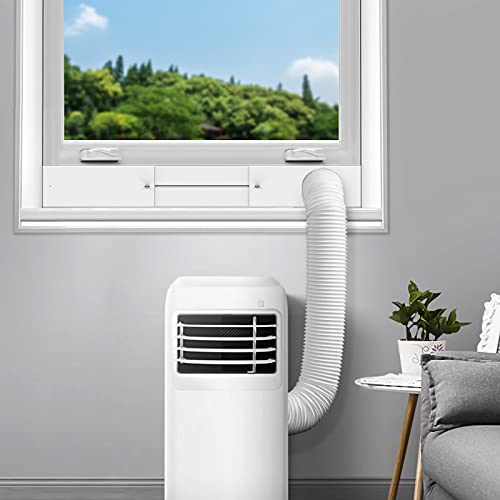 Tomato Man Portable Air Conditioner Window Kit,Portable AC Window Kit,with Coupler Adjustable Portable AC Window Vent Kit,Mobile Air Conditioner Suitable for Exhaust Hose (5.9INCHES) | The Storepaperoomates Retail Market - Fast Affordable Shopping