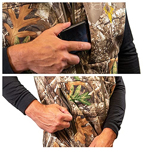 HOT SHOT Men’s Camo Softshell Vest – Realtree Edge Lightweight Hunting Outdoor Apparel, Large | The Storepaperoomates Retail Market - Fast Affordable Shopping