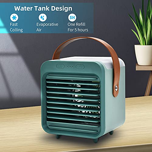Portable Air Conditioner,UBS Rechargeable Evaporative Cooler with 3 Speeds,Cordless Personal Air Cooler Fan with Handle for Room office | The Storepaperoomates Retail Market - Fast Affordable Shopping