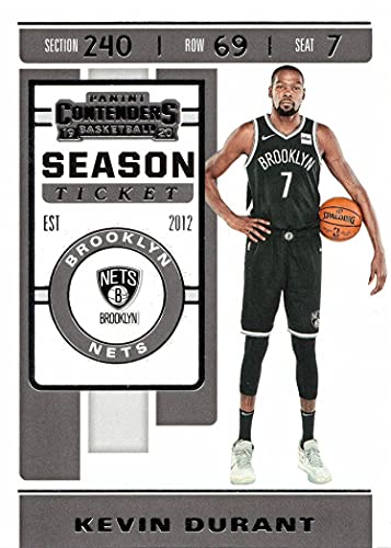 2019-20 Panini Contenders #57 Kevin Durant Basketball Card Nets