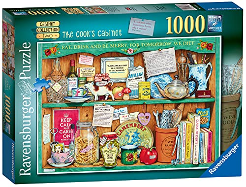Ravensburger The Cook’s Cabinet 1000 Piece Jigsaw Puzzles for Adults & Kids Age 12 Years Up | The Storepaperoomates Retail Market - Fast Affordable Shopping