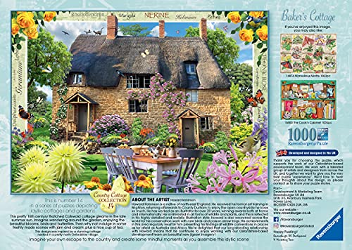 Ravensburger Country Cottage No.14 – Baker’s Cottage 1000 Piece Jigsaw Puzzles for Adults & Kids Age 12 Years Up | The Storepaperoomates Retail Market - Fast Affordable Shopping