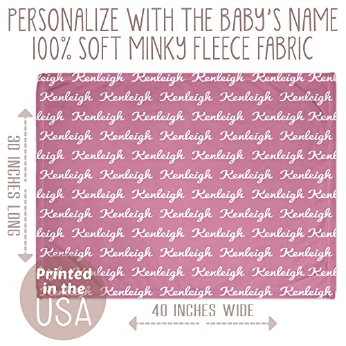 Personalized Name Baby Blankets for Girls with Name – Baby Name Blanket – Personalized Custom Baby Blanket – Baby Stroller Blanket (Master Collection) | The Storepaperoomates Retail Market - Fast Affordable Shopping