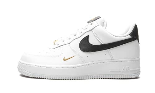 Nike Womens WMNS Air Force 1 Low Essential CZ0270 102 White/Black/Gold – Size 7W
