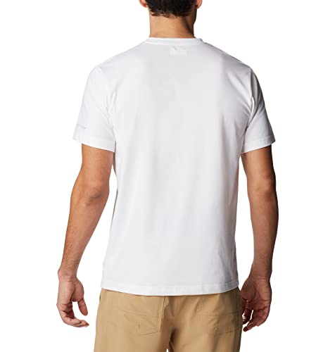 Columbia Men’s Sun Trek V-Neck Short Sleeve, White, X-Large | The Storepaperoomates Retail Market - Fast Affordable Shopping