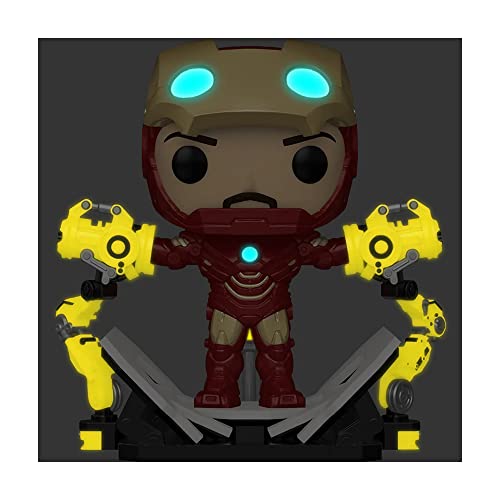 Pop! Iron Man 2: Iron Man MKIV with Gantry Glow-in-The-Dark Deluxe Vinyl Figure | The Storepaperoomates Retail Market - Fast Affordable Shopping