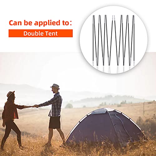 VideoPUP Tent Pole,Fiberglass Camping Tent Pole Bars Outdoor Sunshelter Support Rods,2 Sets 7 Sections,Fits 78×60in 2 Person Tent,Pole Length 137″ | The Storepaperoomates Retail Market - Fast Affordable Shopping