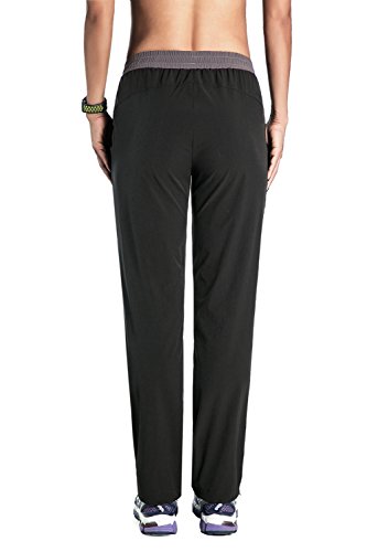 unitop Women’s Cargo Pants Quick Dry Breathable Golf Pants with Drawstring Black M/30W x 30L | The Storepaperoomates Retail Market - Fast Affordable Shopping