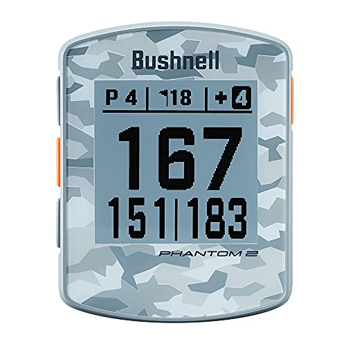 Bushnell Phantom 2 (Gray Camo) GPS Golf Handheld Power Bundle | with PlayBetter Portable Charger | Distance Rangefinder Device | Built-in Magnetic Mount, 38,000+ Courses, Accurate Distances | The Storepaperoomates Retail Market - Fast Affordable Shopping
