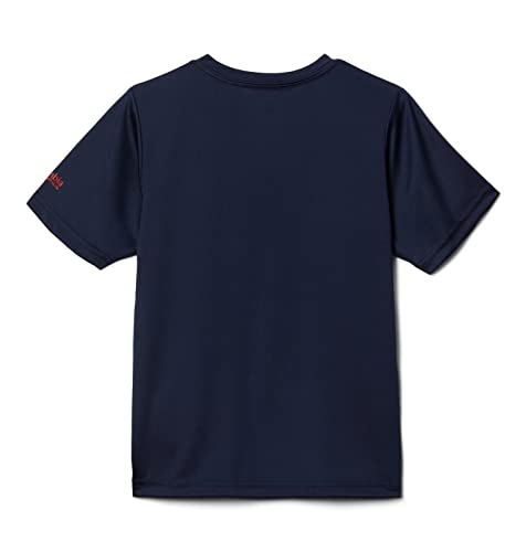 Columbia Youth Boys Terminal Tackle PFG LGF Short Sleeve, Collegiate Navy/Red Spark, Small | The Storepaperoomates Retail Market - Fast Affordable Shopping