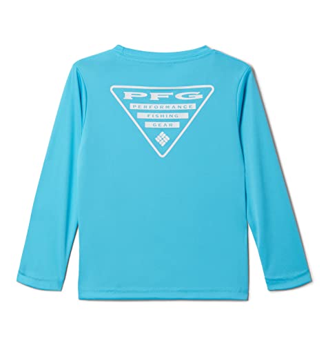 Columbia Youth Boys Terminal Tackle PFG Triangle Logo Long Sleeve, Atoll/White, Large | The Storepaperoomates Retail Market - Fast Affordable Shopping
