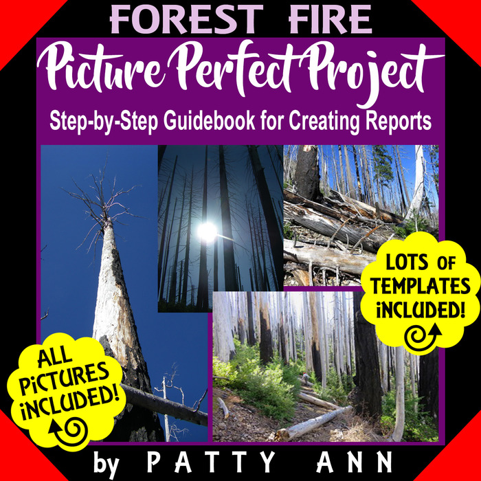 FOREST FIRE Research Project: Instruction Guidebook + Design Templates with 50 Photographs to Create Plan and Produce Quality Student Reports | The Storepaperoomates Retail Market - Fast Affordable Shopping