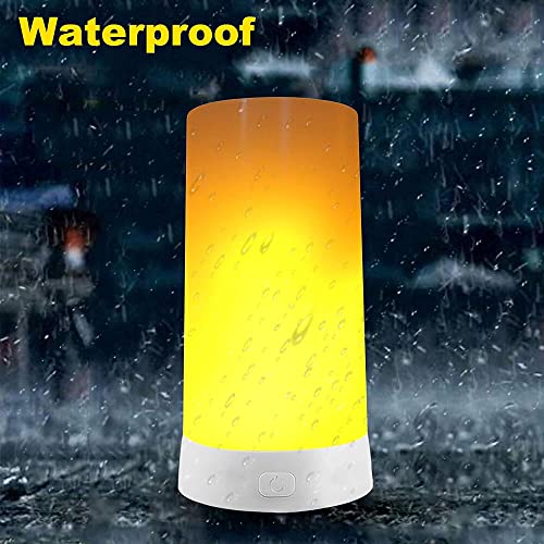 Kitmose 4X LED Flame Effect Light , USB Rechargeable 4 Modes Flickering Flame Candle Lantern with Remote Timer Gravity Sensing Effect Magnetic Base Waterproof Dimmable Outdoor Hanging Lamps Camping | The Storepaperoomates Retail Market - Fast Affordable Shopping