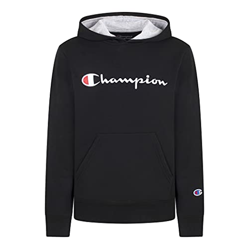 Champion Boys Two Piece Classic Core Colors Hooded Sweatshirt And Fleece Jogger Sweatpants Sets (5, Black) | The Storepaperoomates Retail Market - Fast Affordable Shopping