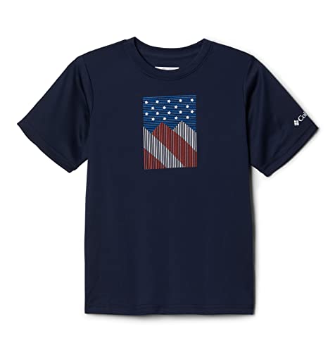 Columbia Youth Boys Grizzly Ridge Short Sleeve Graphic Shirt, Collegiate Navy Starry Peaks, Medium | The Storepaperoomates Retail Market - Fast Affordable Shopping