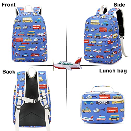 CAMTOP Backpack for Kids Boys School Backpack with Lunch Box for Preschool Kindergarten BookBag Set(Car backpack) | The Storepaperoomates Retail Market - Fast Affordable Shopping