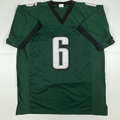 Autographed/Signed Devonta Smith Philadelphia Green Football Jersey Beckett BAS COA | The Storepaperoomates Retail Market - Fast Affordable Shopping