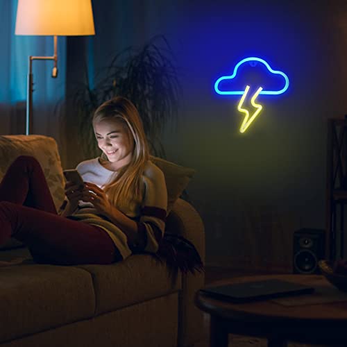SUNYPLAY Neon Sign, Led Neon Lights USB or Battery Powered LED Neon Signs for Wall Decor (Cloud) | The Storepaperoomates Retail Market - Fast Affordable Shopping