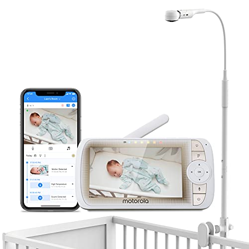 Motorola Connectview 65 Plus, 5″ Wi-Fi Video Baby Monitor with Over-The-Crib Mount (Single Camera) | The Storepaperoomates Retail Market - Fast Affordable Shopping