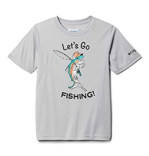 Columbia Youth Boys Terminal Tackle PFG LGF Short Sleeve, Cool Grey/Black, Small | The Storepaperoomates Retail Market - Fast Affordable Shopping